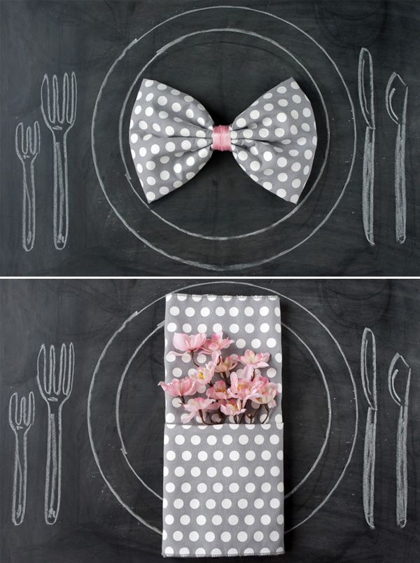 Inspirations en Pulpe - art de la table - Pliage serviette2