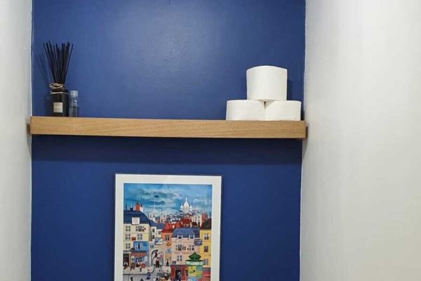 Rafraîchir un appartement - réalisation WC après- Inspirations en Pulpe